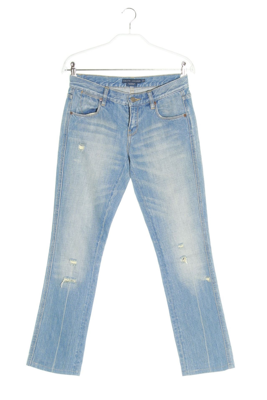 RALPH LAUREN - Destroyed Straight Cut Jeans - W26