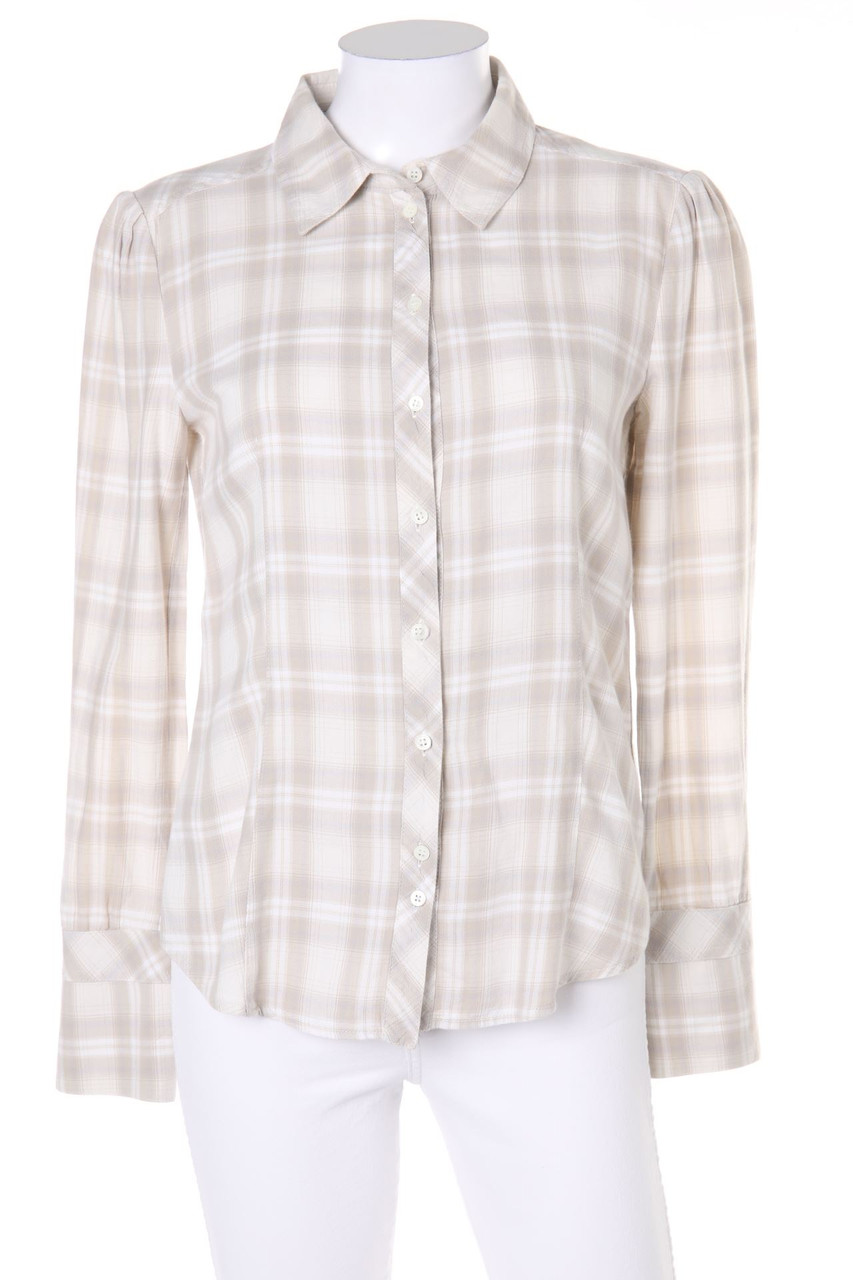 MARC CAIN SPORTS - Hemd-Bluse mit Karo-Muster - M