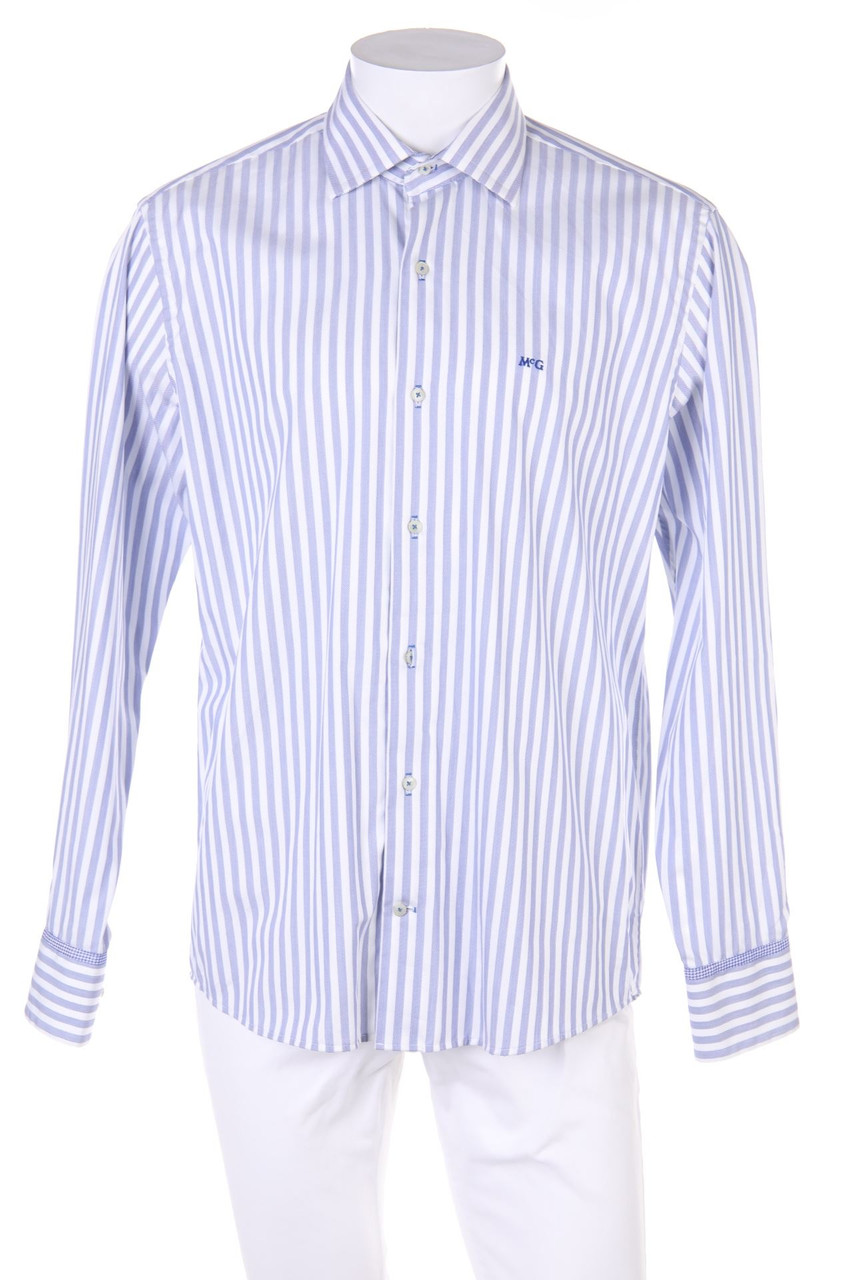 McGregor - Business-gestreiftes Hemd - 42