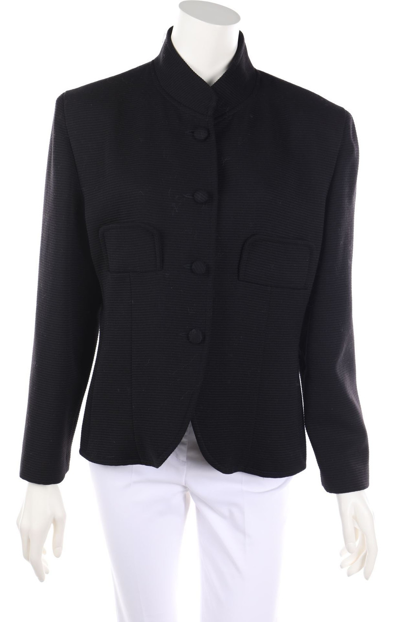 UMBERTO GINOCCHIETTI - Woll-Blazer-Jacke mit Streifen - D 38