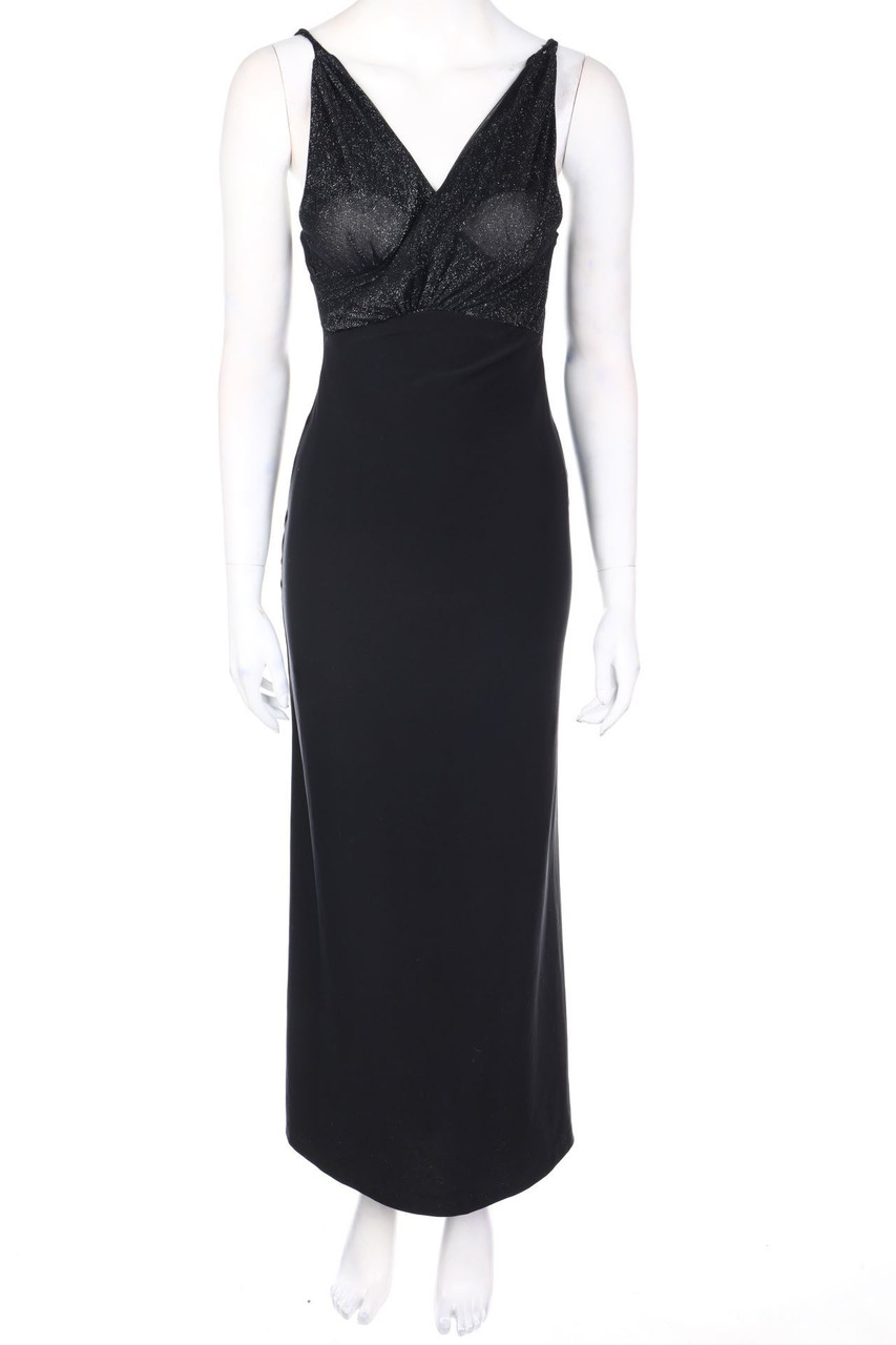 TIANJIAO - Maxi-Abendkleid in Wickel-Optik - XS