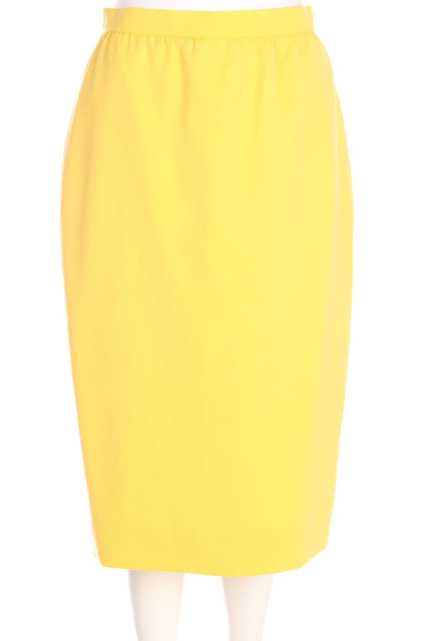 AKRIS club - Vintage-High Waist-Bleistift-Rock aus Baumwoll-Mix - D 40