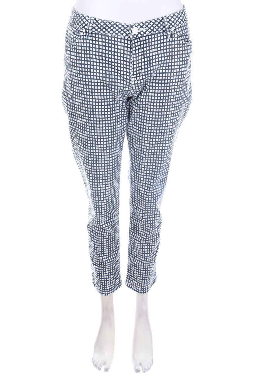 TOMMY HILFIGER - Slim Jeans mit Karo-Muster - W34