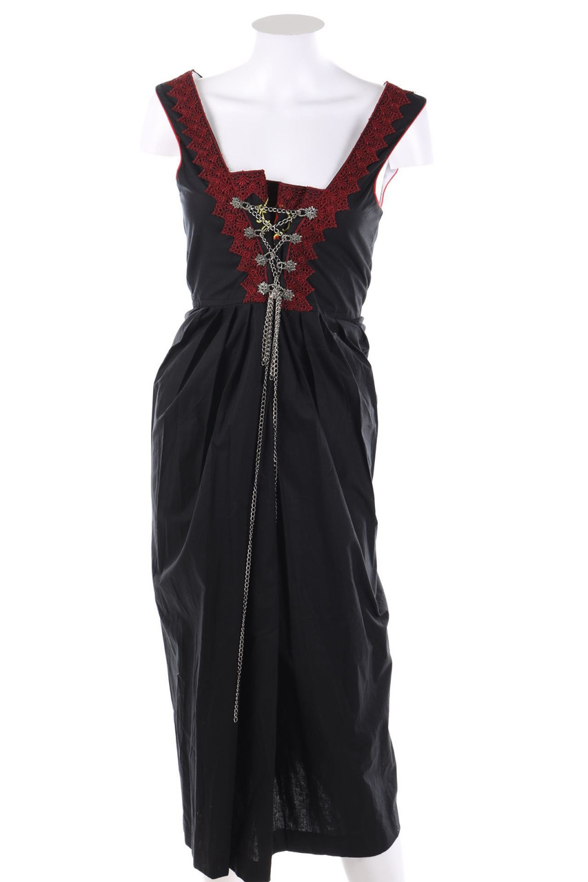 Oscar Trachten - Landhaus-Kleid mit Stickereien - D 38