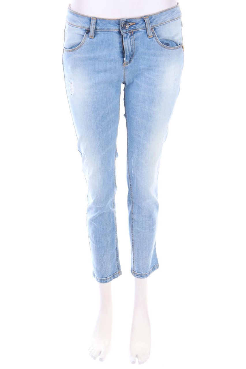 SISLEY - Used Look Skinny-Jeans mit Stretch - W27