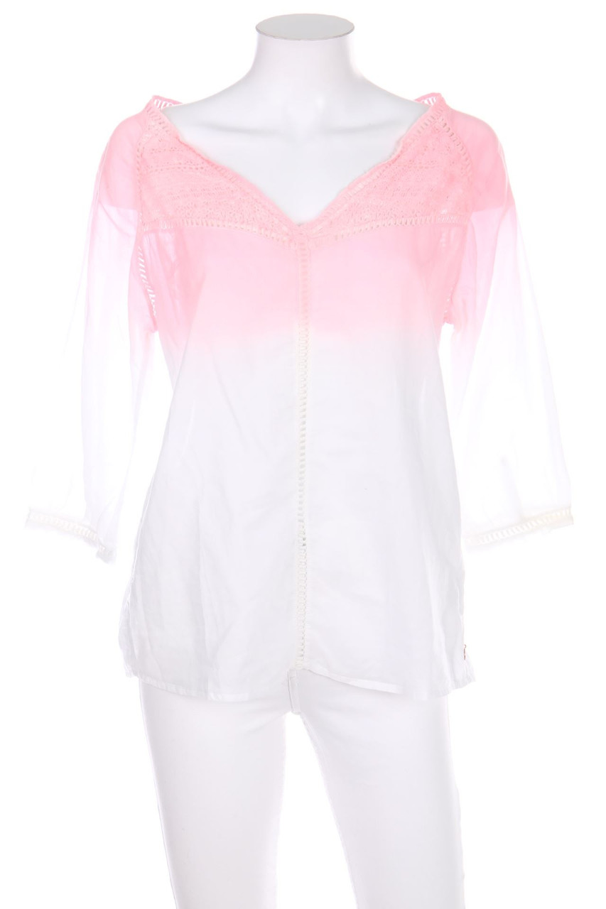 MAISON SCOTCH - Garment Dyed-Bluse mit 3/4-Ärmel aus Baumwolle - M