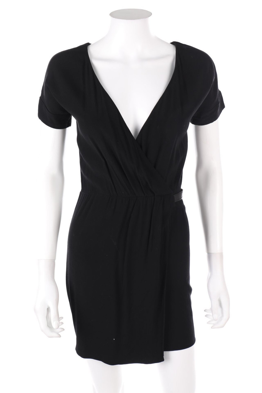 The Kooples - Kleid mit Viskose in Wickel-Optik - D 34