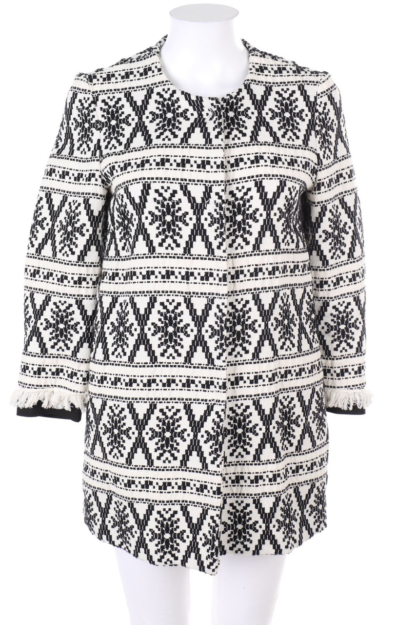 Capucine - Mantel im Ethno-Stil mit Fransen - D 40