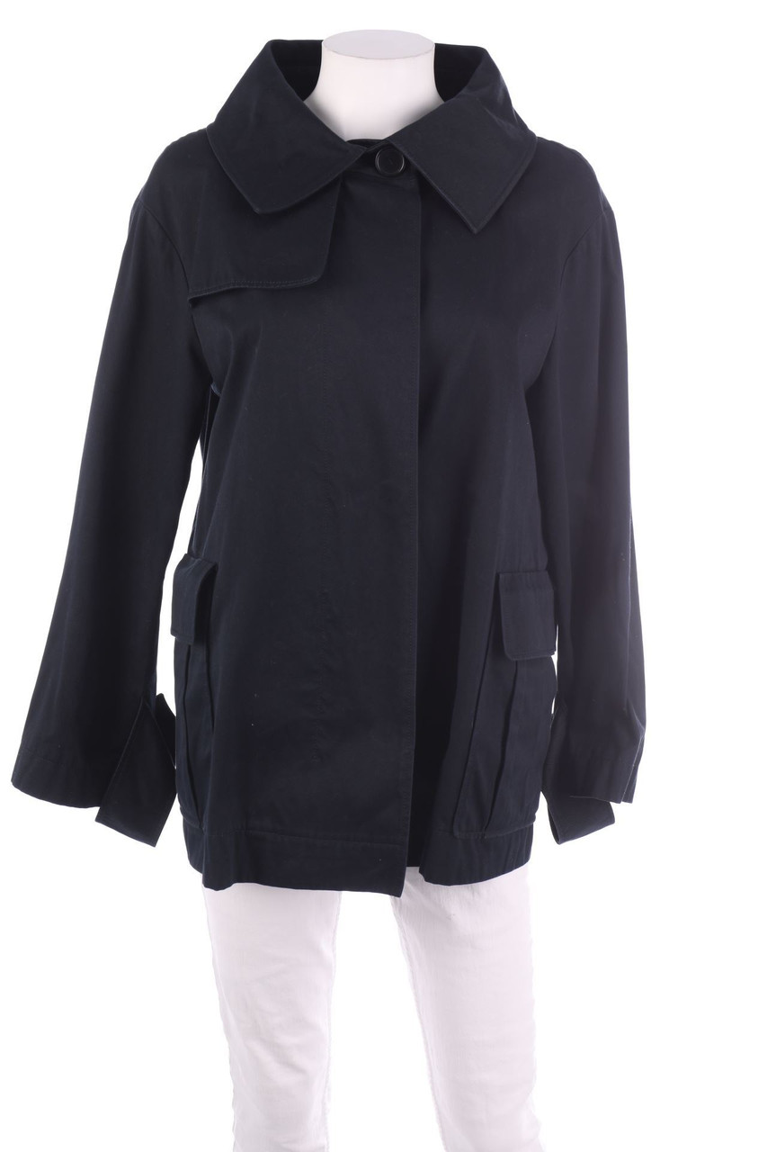 AKRIS punto - Baumwoll-Jacke mit aufgesetzten Taschen - D 38