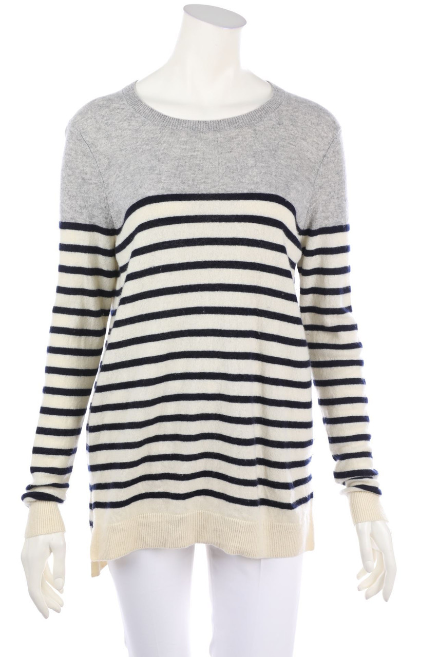 VINCe. - Strick-Pullover aus 100% Kaschmir mit Streifen - M