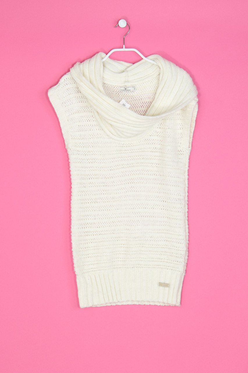 TOM TAILOR - Strickkleid mit Logo-Patch - XS