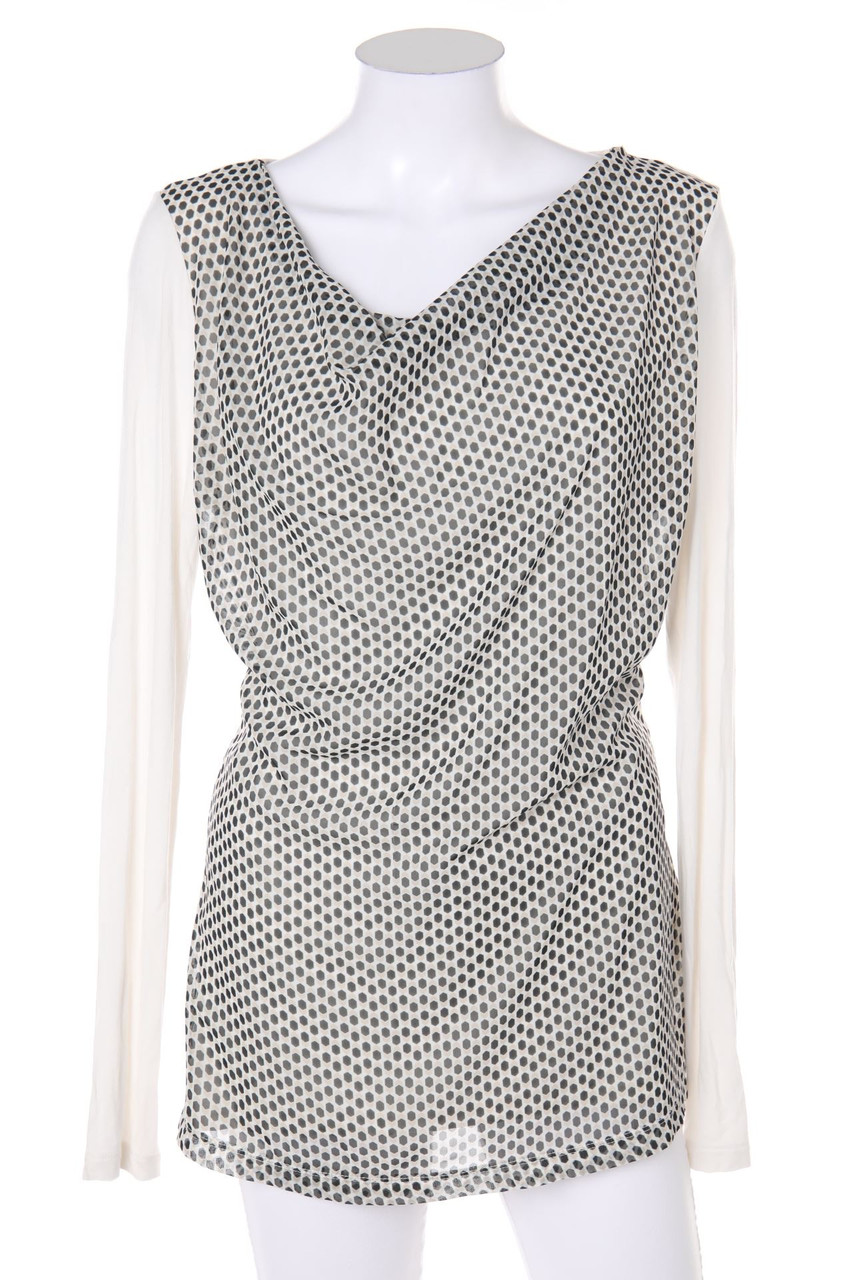 zero - Shirt mit Wasserfall-Ausschnitt - D 40