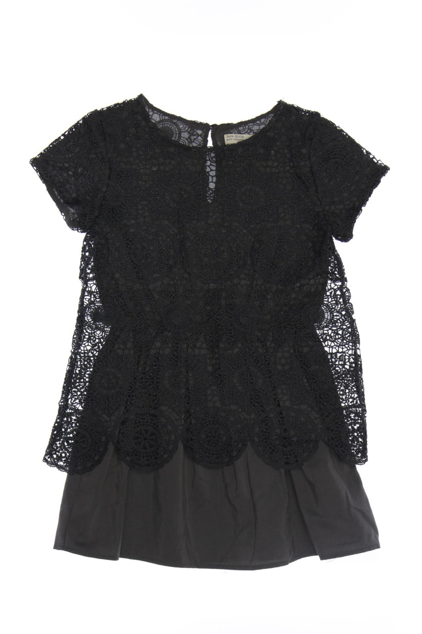Zara Girls - Kleid im Layer Look mit Spitze - 110