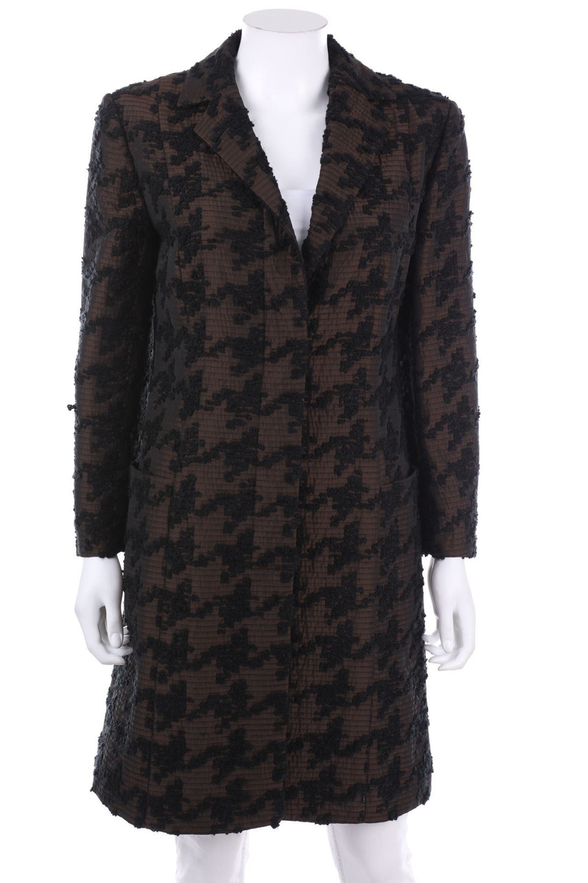 allesecht.ch - Mantel mit Hahnentritt-Muster - L