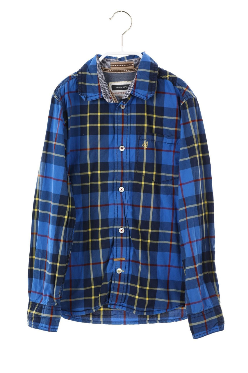 Marc O´Polo - Karo-Hemd mit Logo-Stickerei - 128