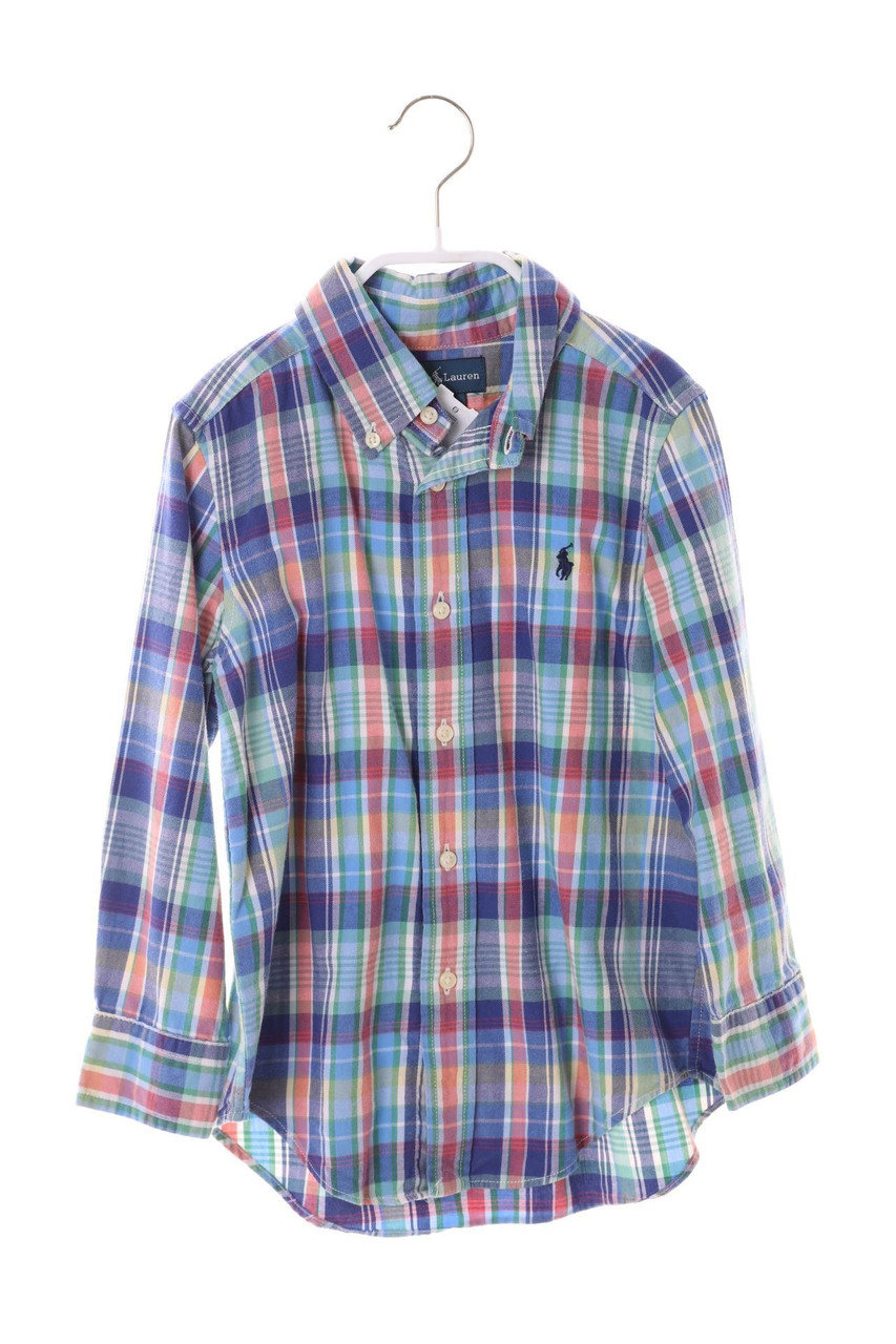 RALPH LAUREN - Baumwoll-Hemd mit Logo-Stickerei - 110