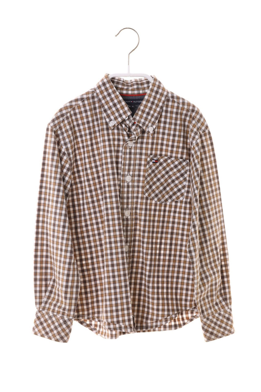 TOMMY HILFIGER - Hemd aus Baumwolle mit Logo-Stickerei - 104