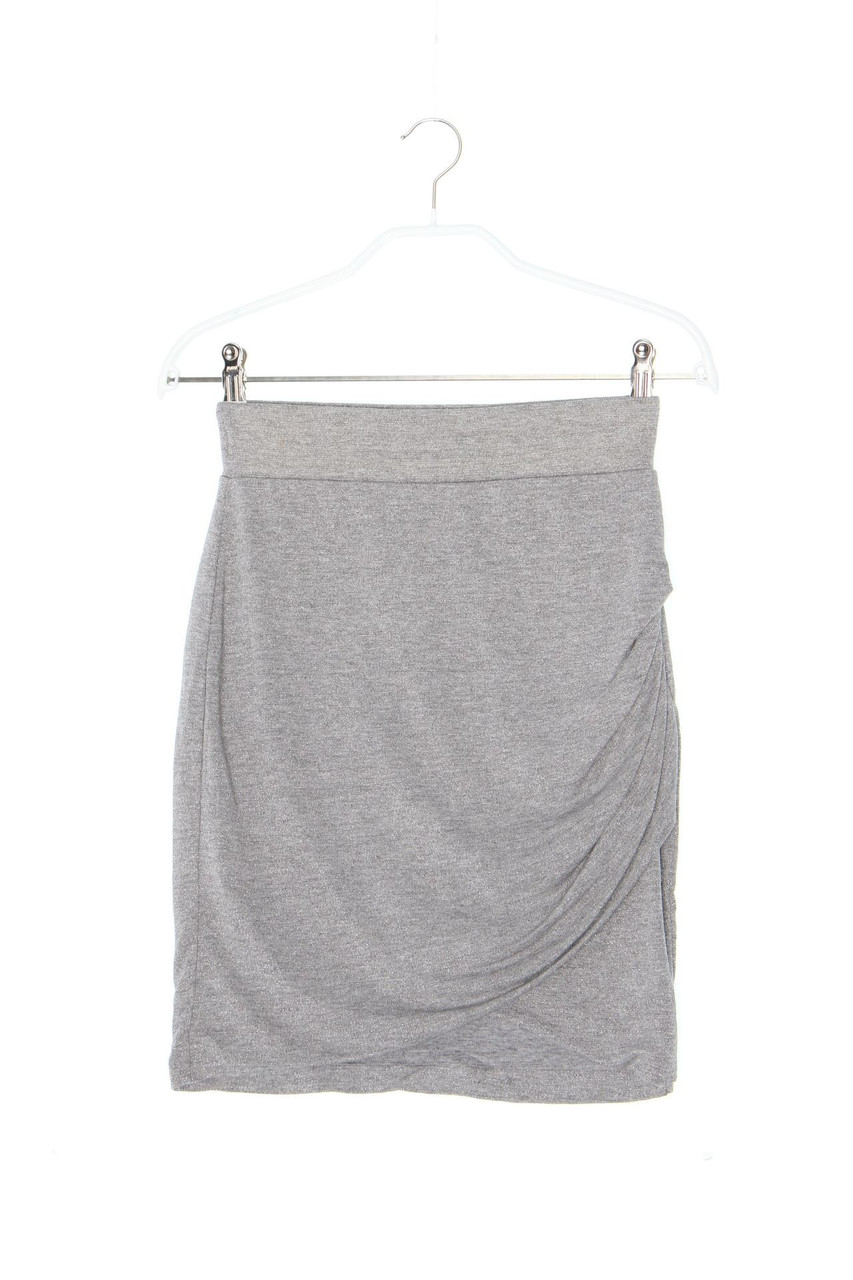 CAMAÏEU - Minirock in Wickel-Optik mit Raffungen - XS