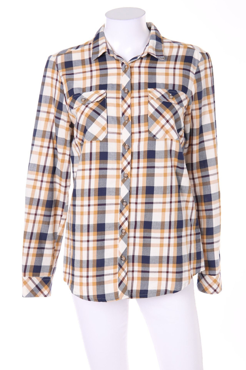 DeFacto - Hemd-Bluse mit Karo-Muster - M