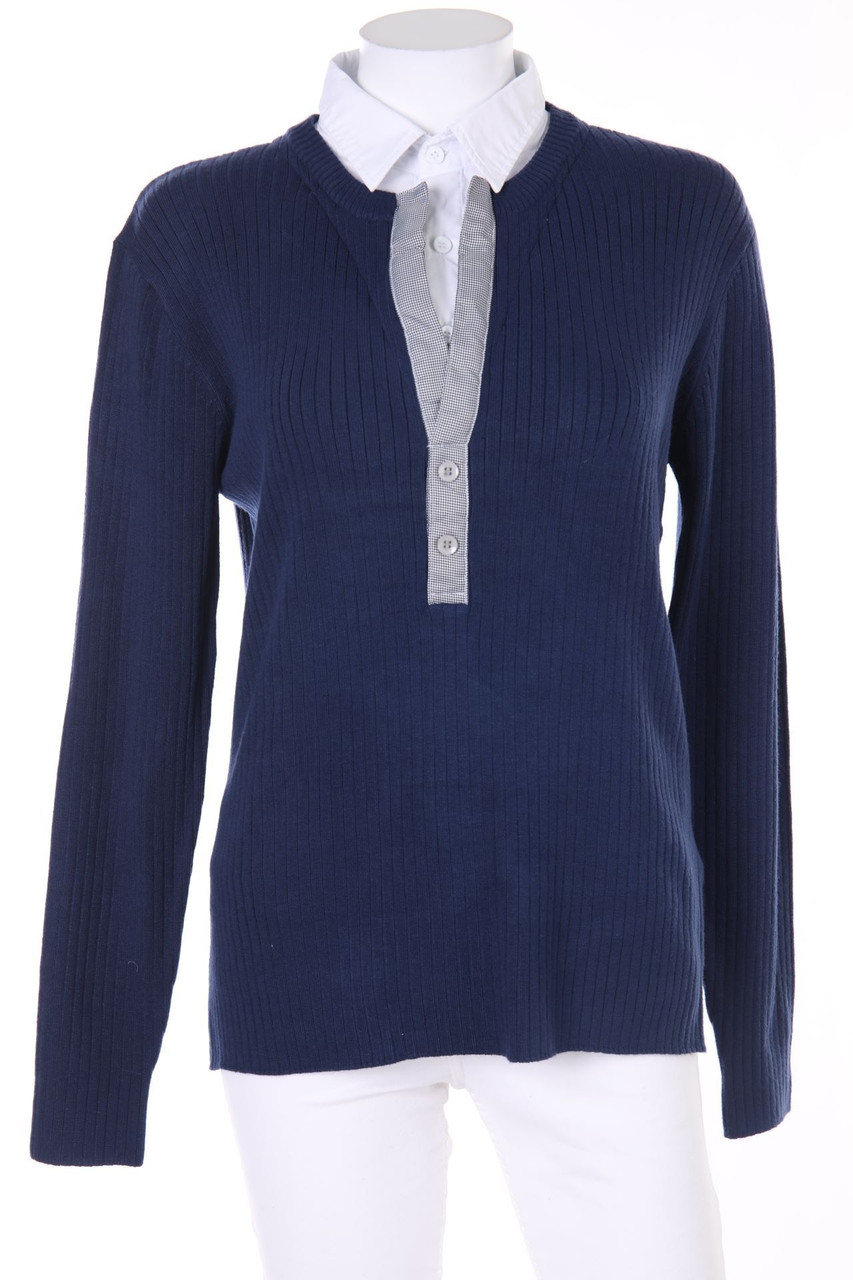 Ohne Label - Strick-Pullover aus Woll-Mix - D 38-40