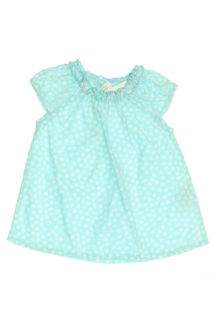 H&M - Baumwoll-Bluse mit Punkten - 80
