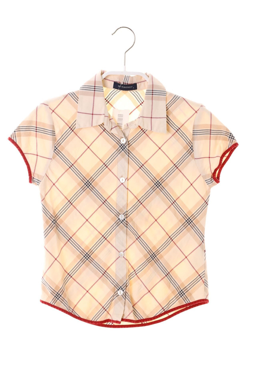BURBERRY - Brit Style-Bluse mit Karo-Muster - 128