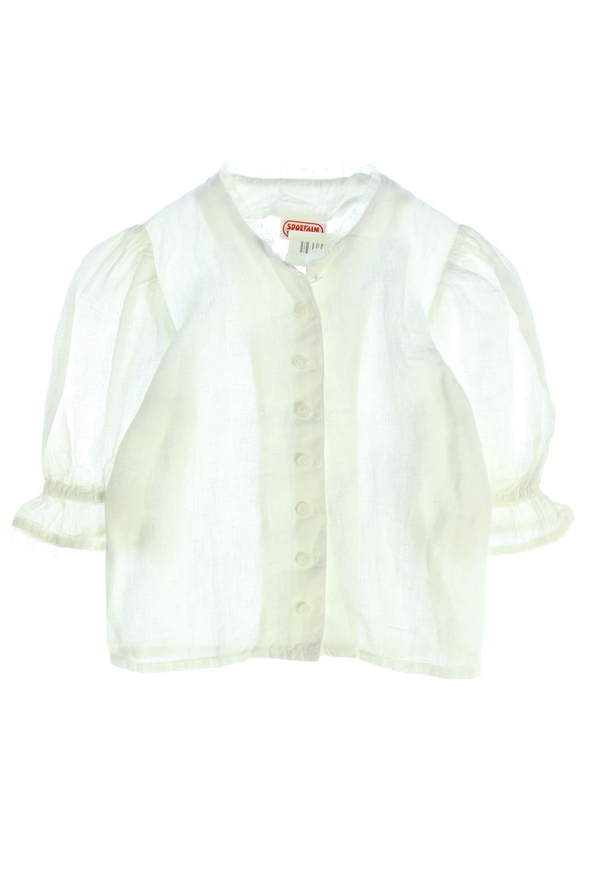 SPORTALM KITZBÜHEL - Trachten-Bluse aus Leinen mit Rüschen - 116