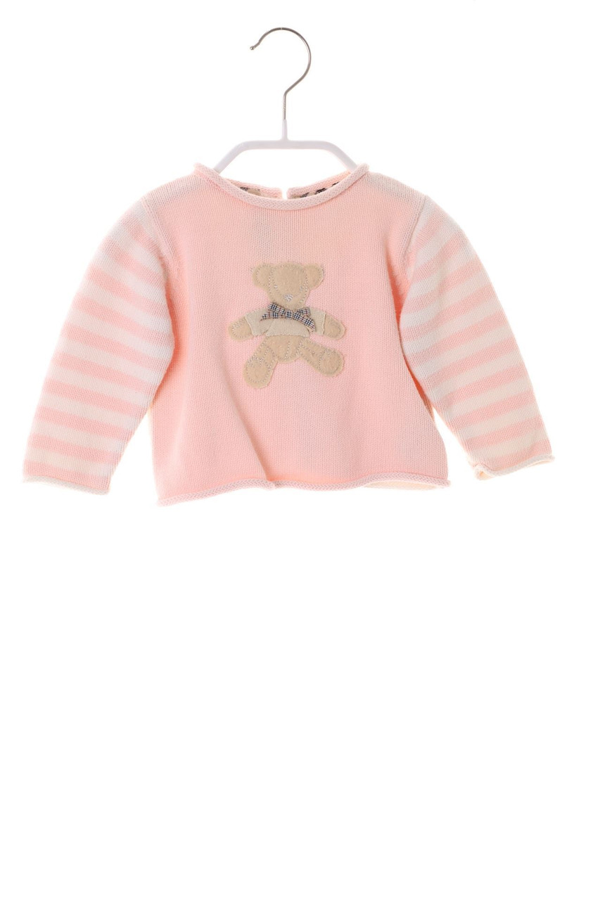 BURBERRY - Baumwoll-Pullover mit Applikationen - 68