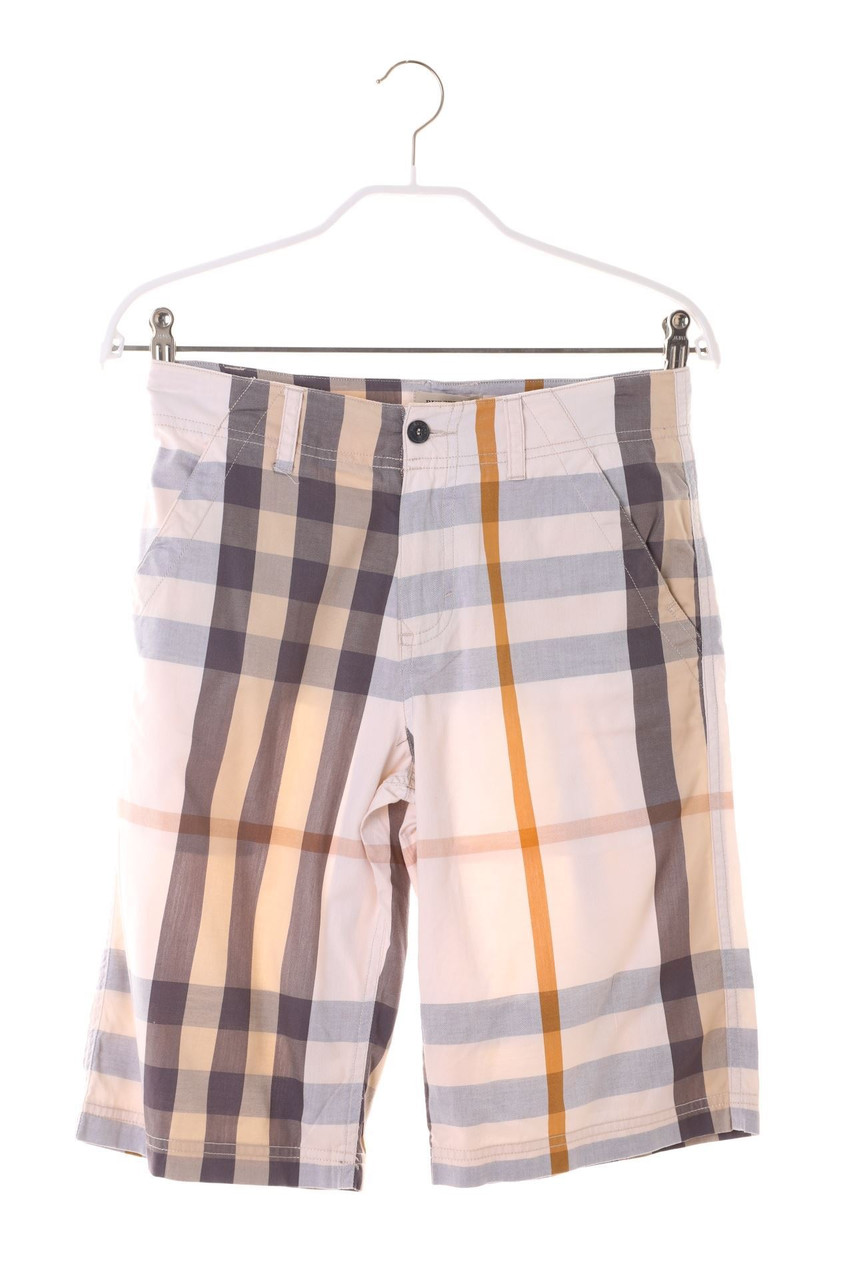 BURBERRY - Shorts aus Baumwolle mit Karo-Muster - 158
