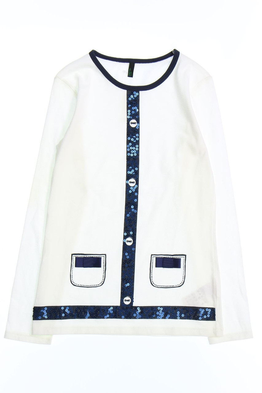 BENETTON CLASS - T-Shirt aus Baumwolle mit Pailletten - 140