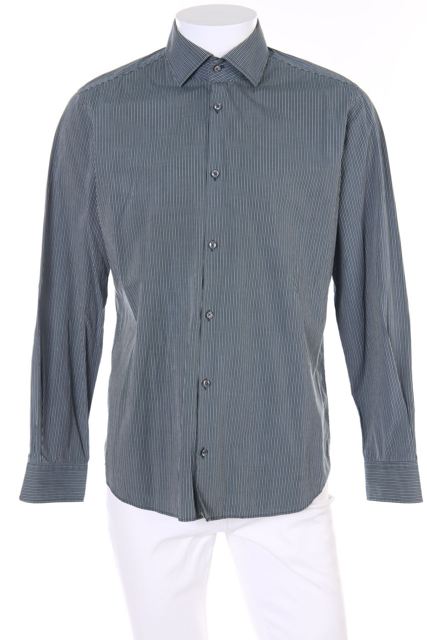 s.Oliver SELECTION - gestreiftes Hemd aus Baumwolle - 42