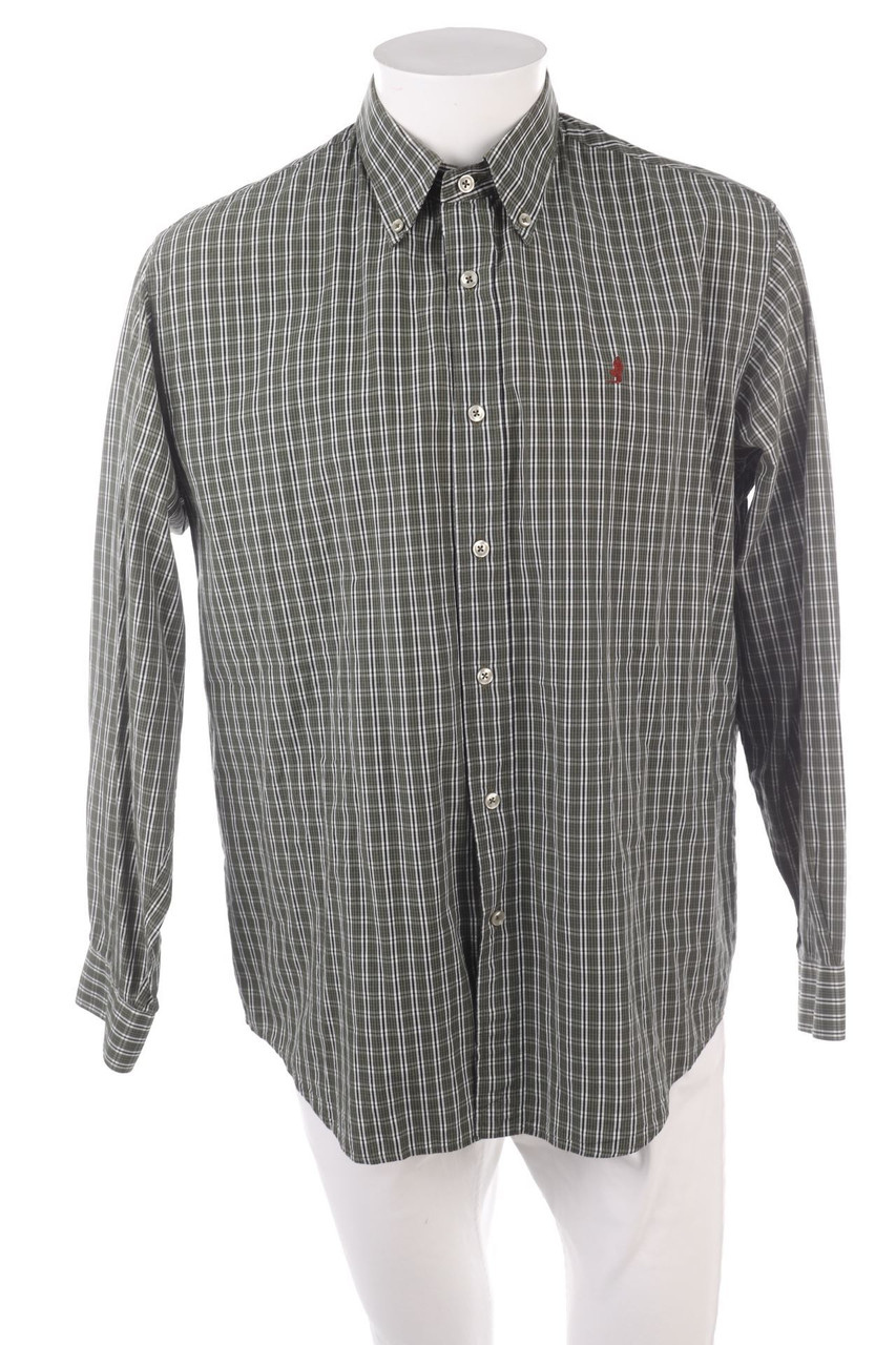 Marlboro Classics - kariertes Button-down-Hemd aus Baumwolle - L