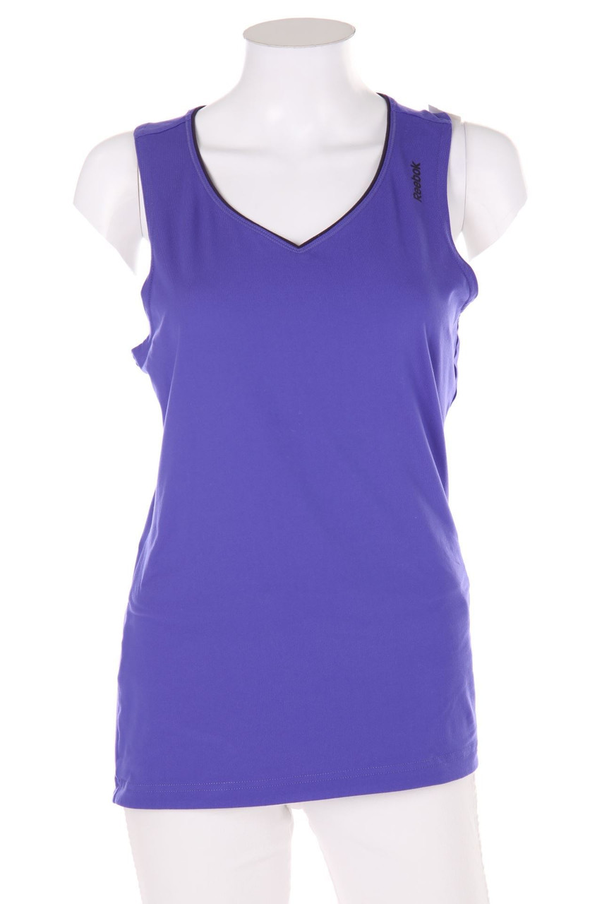 Reebok - Racerback-Top mit Logo-Print - S