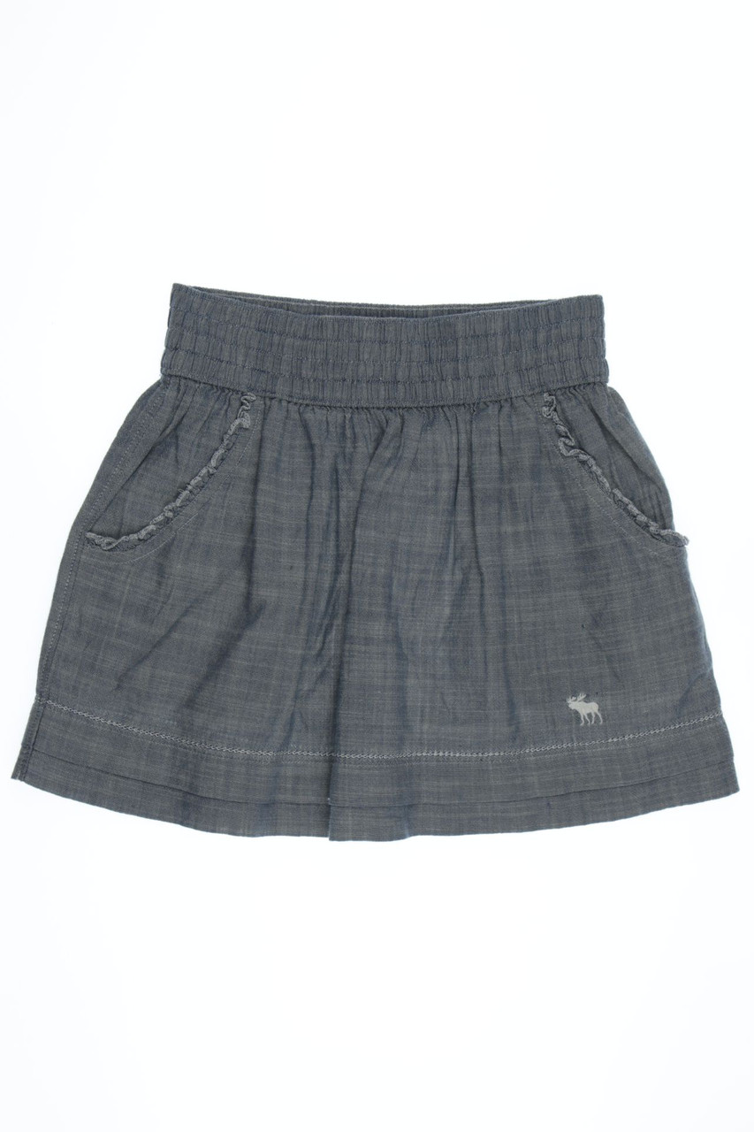 abercrombie kids - Rock mit Raffungen mit Logo-Stickerei - 104