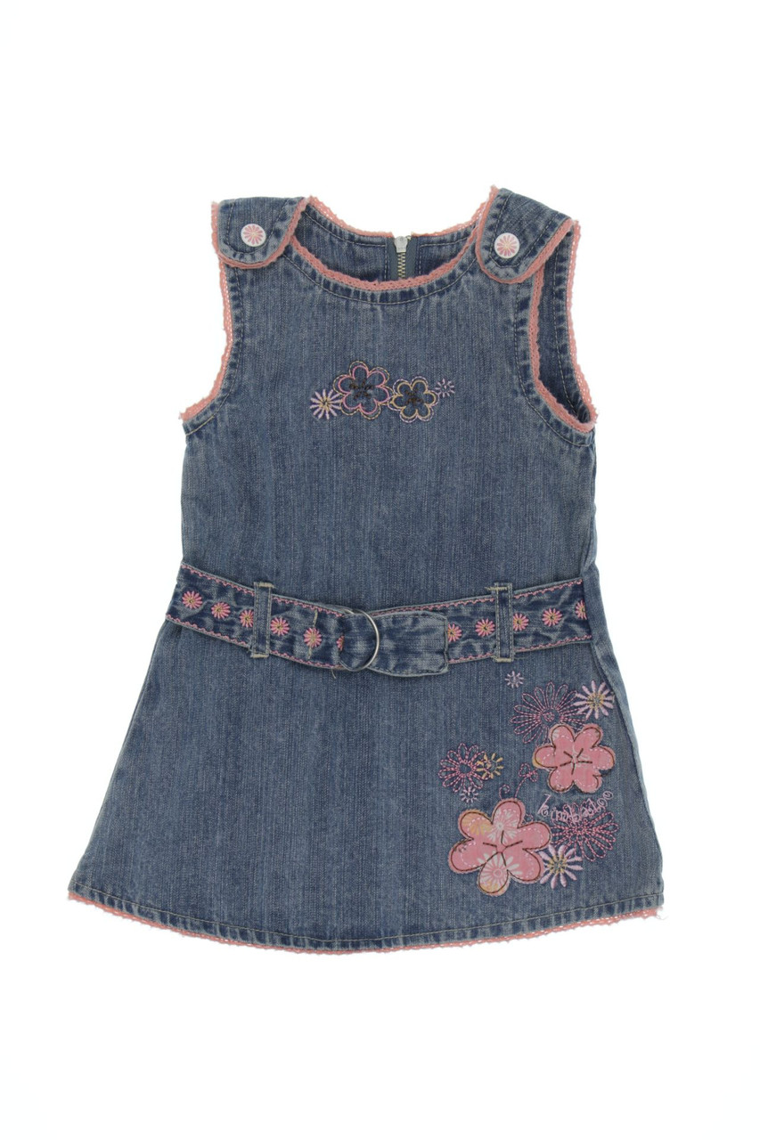 Kimbaloo - Jeans-Kleid mit Stickereien - 68
