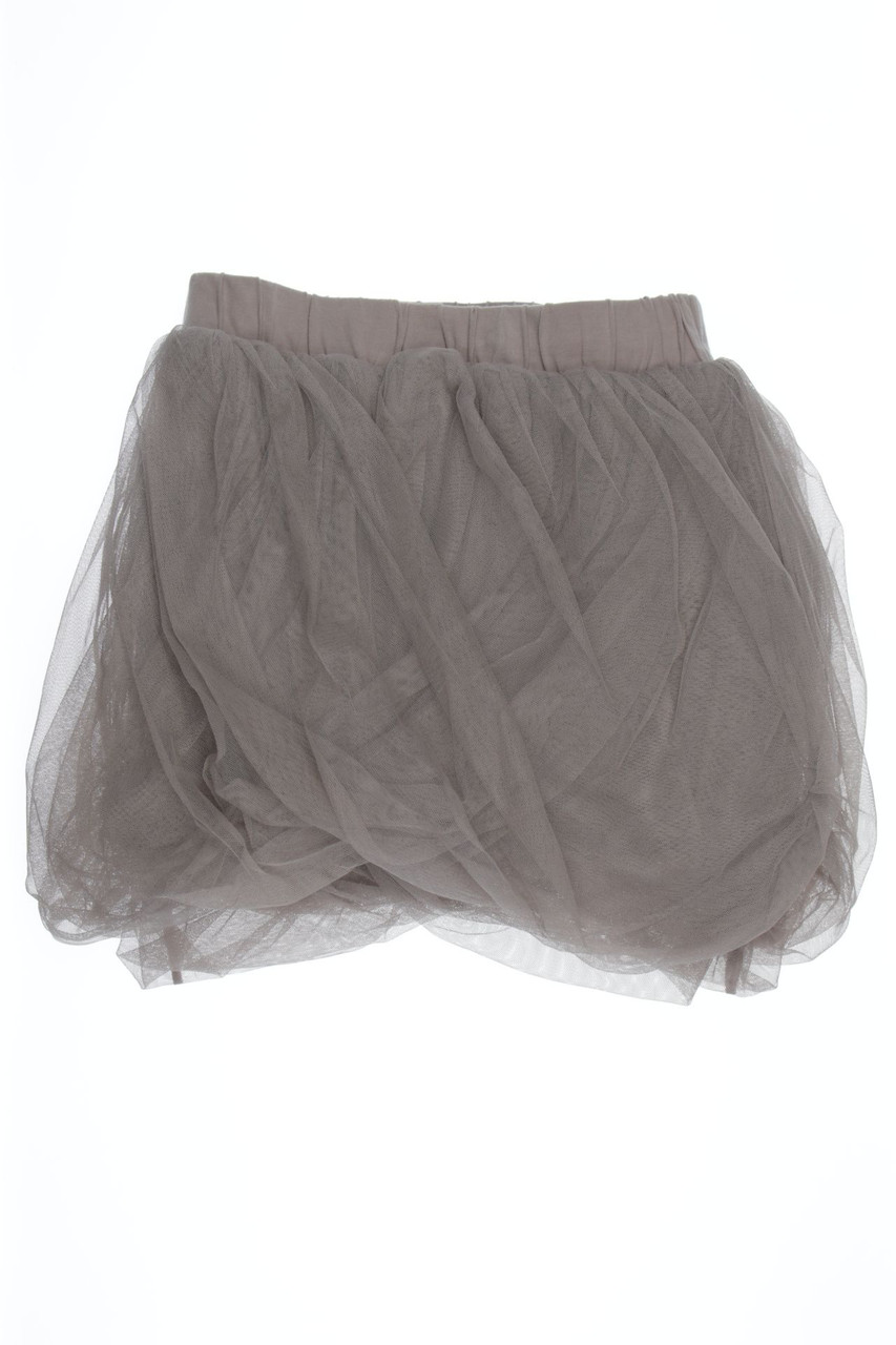 SISLEY - Mesh-Rock mit Drapierung - 158