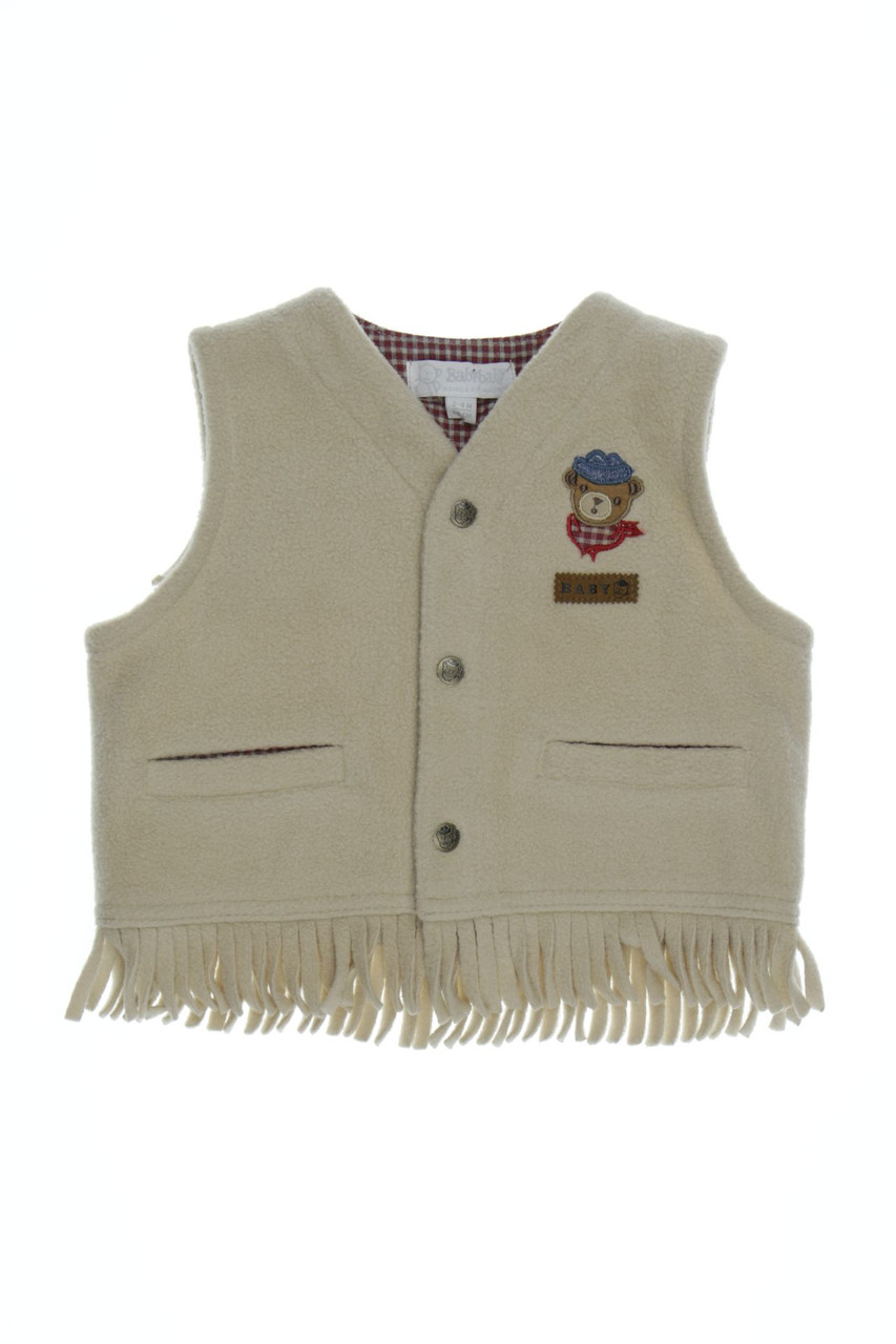 H&M Baby-baby - Fleece-Weste mit Applikationen mit Fransen - 62