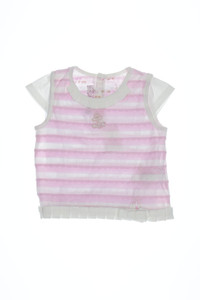 chicco - T-Shirt aus Baumwolle mit Stickereien - 74