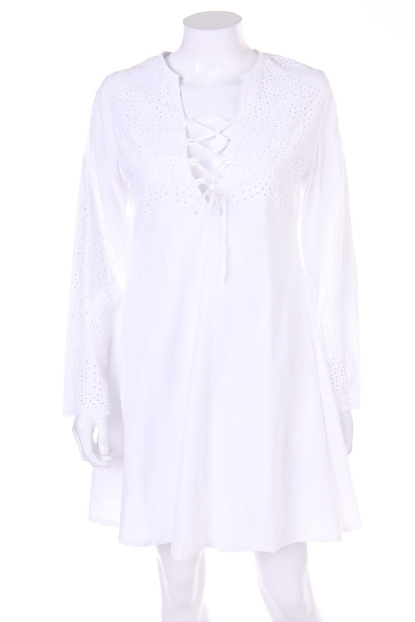 Pure and White by Maya Maniadi - Tunika-Tunikakleid aus Baumwolle - D 36-38