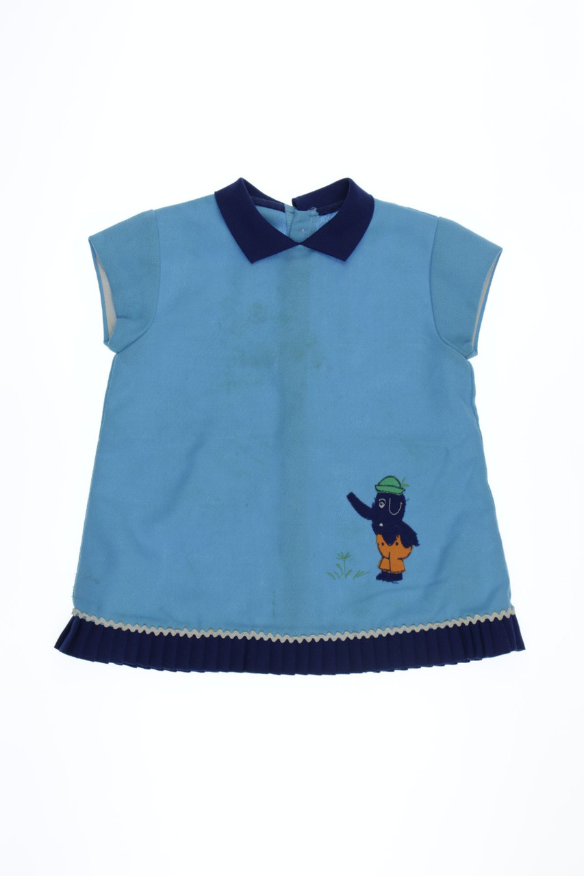 Ohne Label - Kleid mit Applikationen - 104