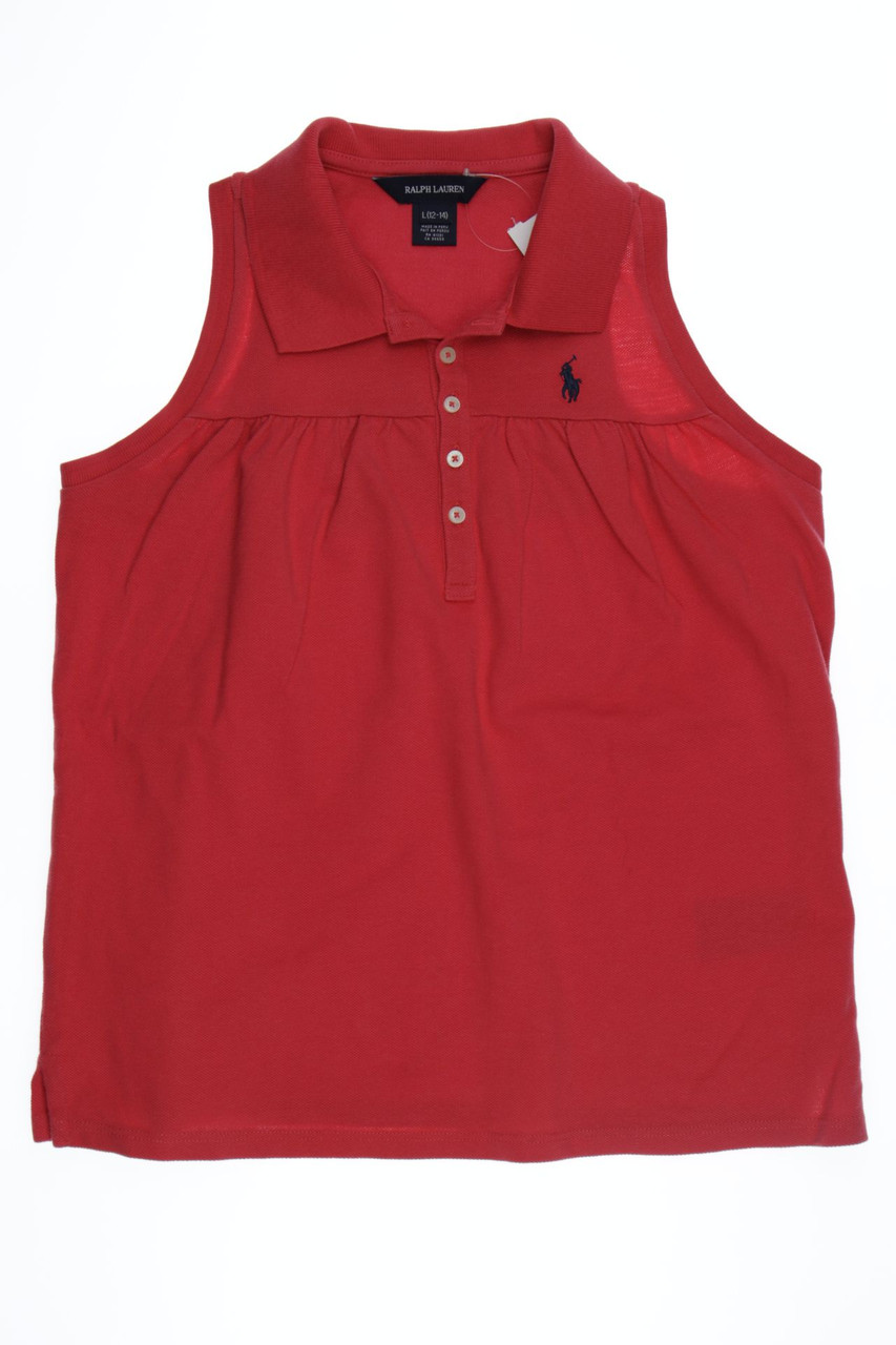 RALPH LAUREN - Top aus Baumwolle mit Logo-Stickerei - 152