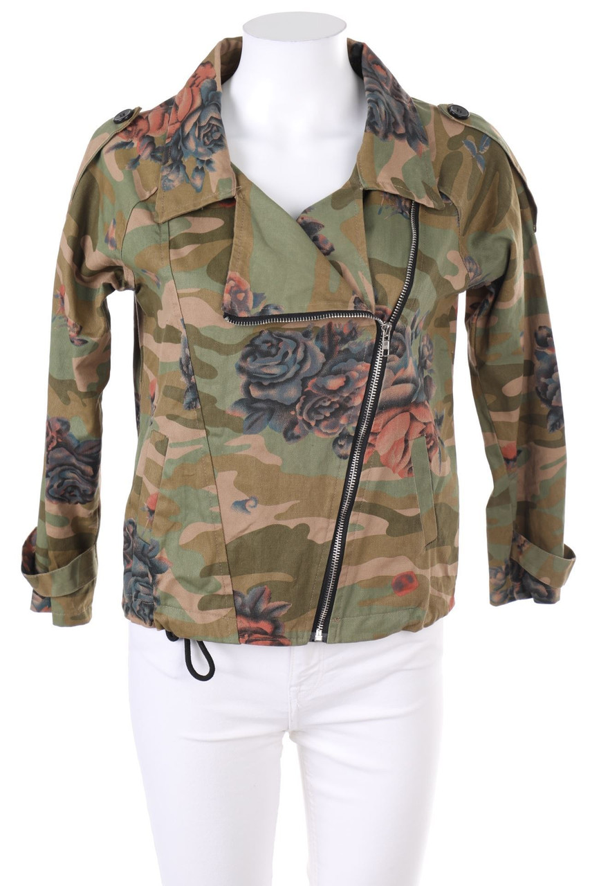 Ohne Label - Military-Jacke aus Baumwoll-Mix - S