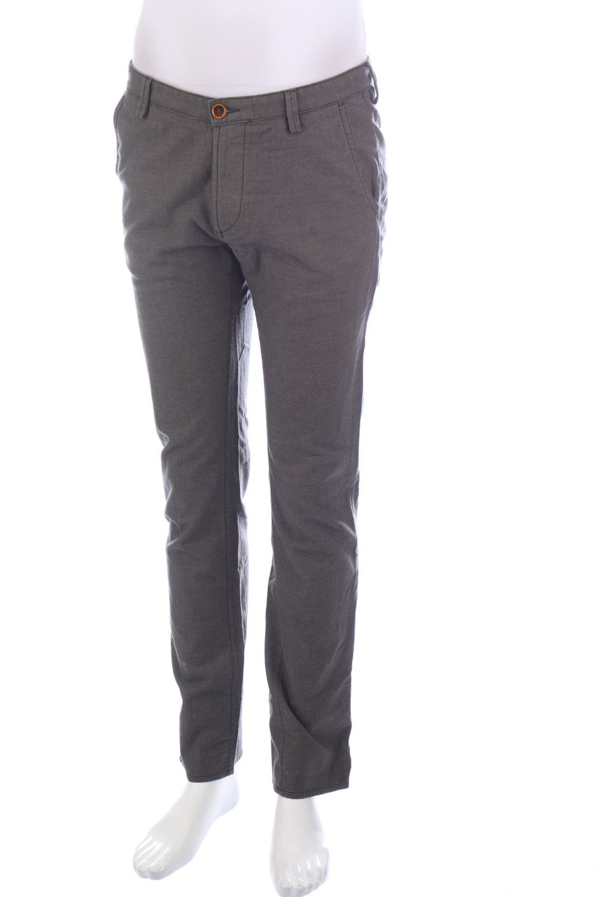 BOSS HUGO BOSS - Stretch-Karo-Hose aus Baumwoll-Mix - 48