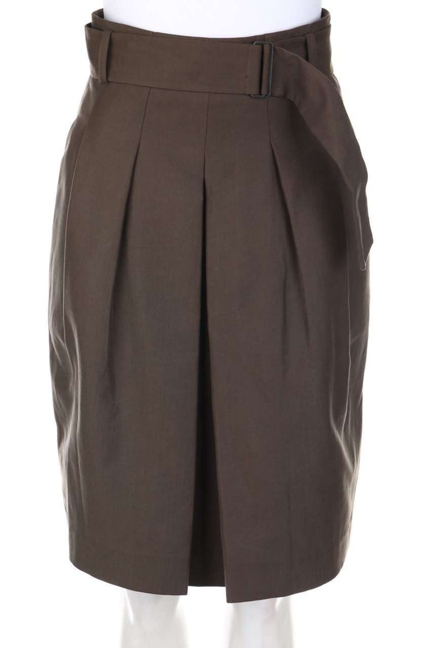 AKRIS - Rock aus Baumwoll-Mix mit Seide - D 34