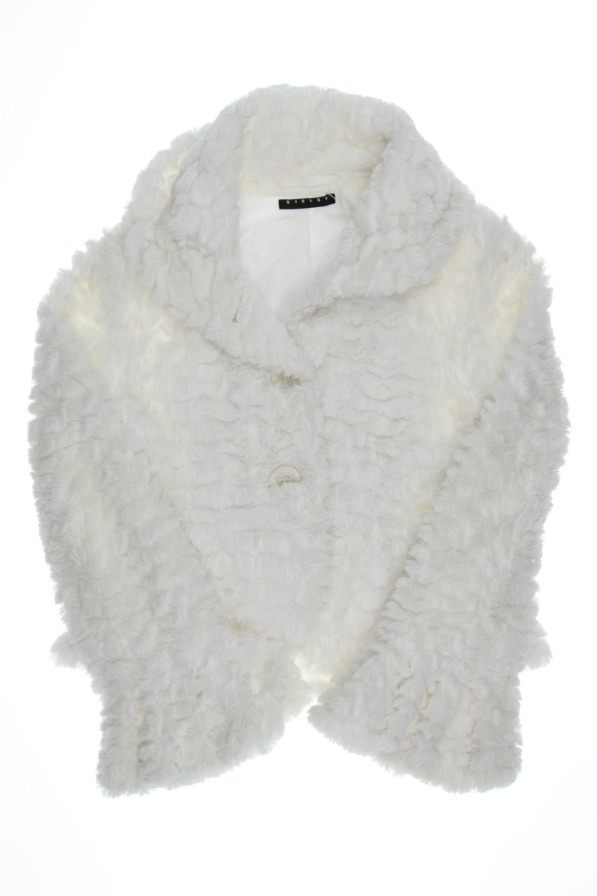 SISLEY - Faux Shearling-Jacke - 128