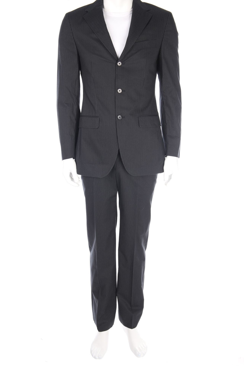 Massimo Dutti - Anzug aus Baumwolle mit Nadelstreifen - 46