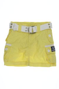 RALPH LAUREN - Baumwoll-Rock mit Logo-Patch - 98