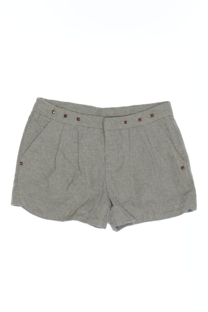 ZARA - Karo-Shorts mit Nieten - 116