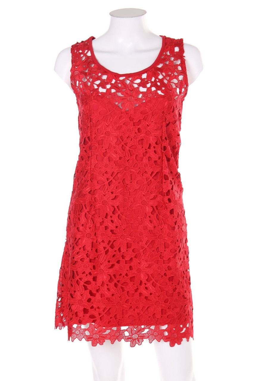 JUST BE - Spitzen-Kleid mit Reißverschluss - M