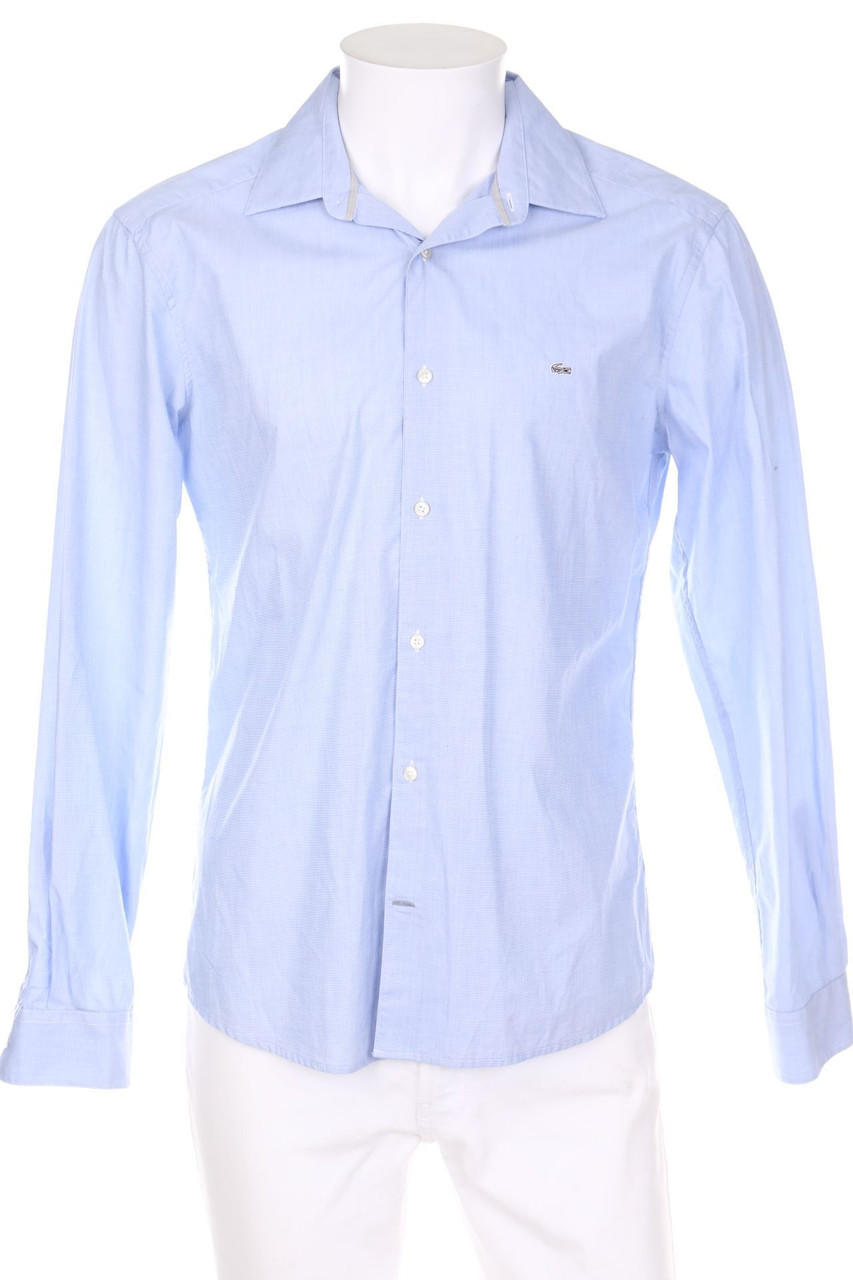 LACOSTE - Hemd mit Logo-Stickerei - 40